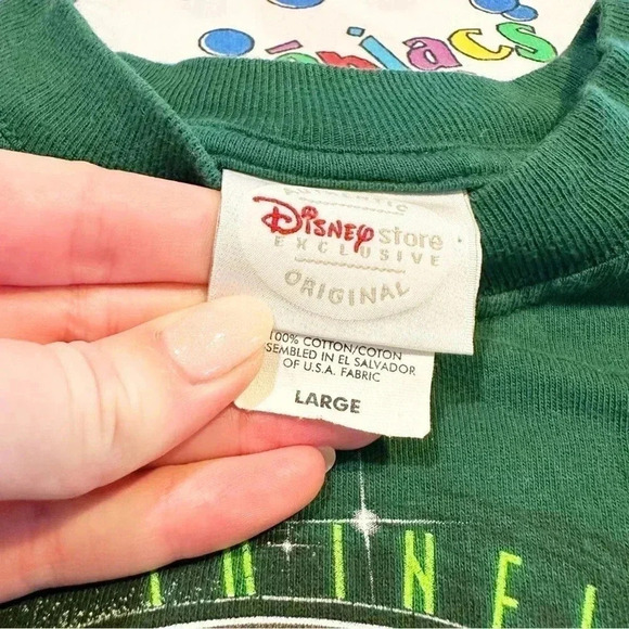 Vintage Kids Disney Buzz Lightyear Long Sleeve T-Shirt Size YL - Picture 4 of 5